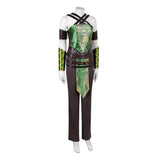 Cosplay Costume Jade Mortal Kombat 2 Film Cosplay Tenue Verte et Noire Homme