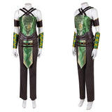 Cosplay Costume Jade Mortal Kombat 2 Film Cosplay Tenue Verte et Noire Homme