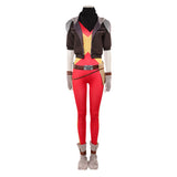 Cosplay Costume Jean Grey X-Men '97 Saison 2(2026) TV Cosplay Combinaison Rouge+Veste Femme
