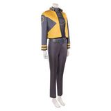Cosplay Costume Jean Grey X-Men '97 Saison 2(2026) TV Cosplay Tenue Grise et Jaune Femme