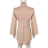 Cosplay Costume Jedi Knight Les Guerres des Étoiles Film Cosplay Haut Marron Homme