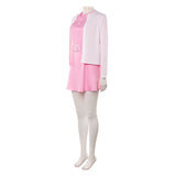 Cosplay Costume Jenny The Rocky Horror Picture Show Film Cosplay Robe Rose+Veste Blanche Femme