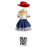 Cosplay Costume Jessie Film Cosplay Robe Bleue et Blanche Enfant