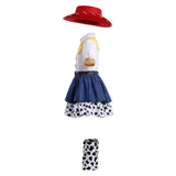 Cosplay Costume Jessie Film Cosplay Robe Bleue et Blanche Enfant