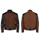Cosplay Costume Johnny Cage Mortal Kombat 2(2026) Film Cosplay Veste Marron Homme