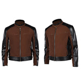 Cosplay Costume Johnny Cage Mortal Kombat 2(2026) Film Cosplay Veste Marron Homme
