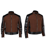 Cosplay Costume Johnny Cage Mortal Kombat 2(2026) Film Cosplay Veste Marron Homme