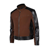Cosplay Costume Johnny Cage Mortal Kombat 2(2026) Film Cosplay Veste Marron Homme