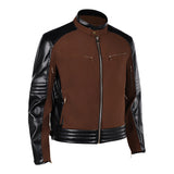 Cosplay Costume Johnny Cage Mortal Kombat 2(2026) Film Cosplay Veste Marron Homme
