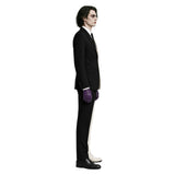  Cosplay Costume Joker Batman Film Cosplay Tenue Noire et Blanche Homme