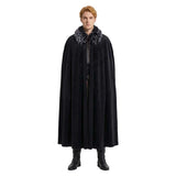 Cosplay Costume Jon Snow Game of Thrones TV Cosplay Cape Noire Homme