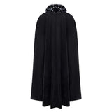 Cosplay Costume Jon Snow Game of Thrones TV Cosplay Cape Noire Homme