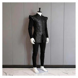 Cosplay Costume Jon Snow Le Trône de Fer TV Cosplay Tenue Noire