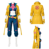 Cosplay Costume Jubilee Jeu Cosplay Tenue Jaune Femme