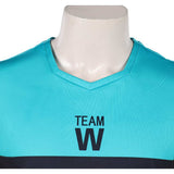 Cosplay Costume Junichi Wanima Blue Lock Live Action(2026) Film Cosplay Team W Uniforme Vert Homme