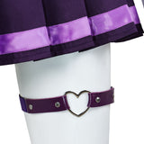 Cosplay Costume Juno Overwatch Jeu Cosplay Tenue Jaune et Violette Femme