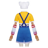 Cosplay Costume Juno Overwatch Jeu Cosplay Tenue Jaune Femme