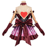 Cosplay Costume Juno Overwatch Jeu Cosplay Tenue Rouge Femme