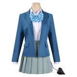 Cosplay Costume Kanan Takakiyo Kanan-sama Is Easy as Hell(2026) Anime Cosplay Tenue Bleue et Blanche Femme