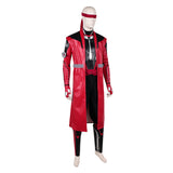 Cosplay Costume Kenshi Takahashi Mortal Kombat 2(2026) Film Cosplay Tenue Rouge et Noire de Cuir Homme