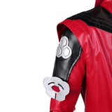 Cosplay Costume Kenshi Takahashi Mortal Kombat 2(2026) Film Cosplay Tenue Rouge et Noire de Cuir Homme