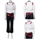 Cosplay Costume Kirara Hoshi Jujutsu Kaisen Saison 3(2026) Anime Cosplay Haut Blanc et Pantalon Noir Femme