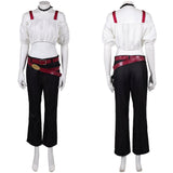 Cosplay Costume Kirara Hoshi Jujutsu Kaisen Saison 3(2026) Anime Cosplay Haut Blanc et Pantalon Noir Femme