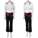 Cosplay Costume Kirara Hoshi Jujutsu Kaisen Saison 3(2026) Anime Cosplay Haut Blanc et Pantalon Noir Femme