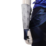 Cosplay Costume Kitana Mortal Kombat 2(2026) Film Cosplay Tenue Bleue et Noire Femme