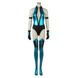 Cosplay Costume Kitana Mortal Kombat 2(2026) Film Cosplay Tenue Bleue Femme