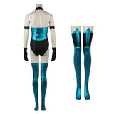 Cosplay Costume Kitana Mortal Kombat 2(2026) Film Cosplay Tenue Bleue Femme