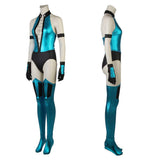 Cosplay Costume Kitana Mortal Kombat 2(2026) Film Cosplay Tenue Bleue Femme