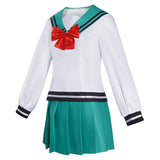 Cosplay Costume Kokomi Teruhashi The Disastrous Life of Saiki K Anime Cosplay Uniforme Blanche et Verte Femme