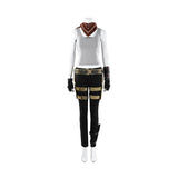 Cosplay Costume Lara Croft Tomb Raider Jeu Cosplay Tenue Noire et Grise Femme
