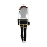 Cosplay Costume Lara Croft Tomb Raider Jeu Cosplay Tenue Noire et Grise Femme