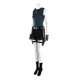 Cosplay Costume Lara Croft Tomb Raider Live Action(2026) TV Cosplay Tenue Noire et Bleue Femme