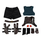 Cosplay Costume Lara Croft Tomb Raider Live Action(2026) TV Cosplay Tenue Noire et Bleue Femme
