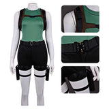 Cosplay Costume Lara Croft Tomb Raider: Legacy of Atlantis(2026) Jeu Cosplay Tenue Verte Femme