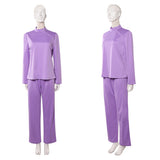 Cosplay Costume Linda Ann Droid(2026) TV Cosplay Tenue Violette Femme