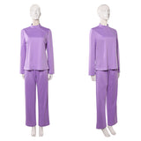 Cosplay Costume Linda Ann Droid(2026) TV Cosplay Tenue Violette Femme