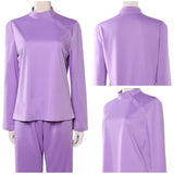 Cosplay Costume Linda Ann Droid(2026) TV Cosplay Tenue Violette Femme