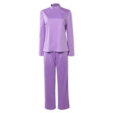 Cosplay Costume Linda Ann Droid(2026) TV Cosplay Tenue Violette Femme
