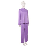 Cosplay Costume Linda Ann Droid(2026) TV Cosplay Tenue Violette Femme