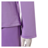 Cosplay Costume Linda Ann Droid(2026) TV Cosplay Tenue Violette Femme