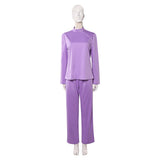 Cosplay Costume Linda Ann Droid(2026) TV Cosplay Tenue Violette Femme