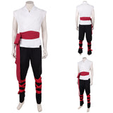 Cosplay Costume Liu Kang Mortal Kombat 2(2026) Film Cosplay Tenue Noire et Blanche Homme