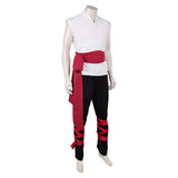 Cosplay Costume Liu Kang Mortal Kombat 2(2026) Film Cosplay Tenue Noire et Blanche Homme