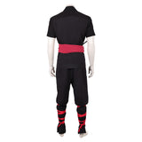 Cosplay Costume Liu Kang Mortal Kombat 2(2026) Film Cosplay Tenue Noire et Rouge Homme
