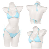 Cosplay Costume Lucia Caminos GTA(2026) Jeu Cosplay Maillot de Bain Bikini Bleu Femme