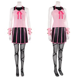 Cosplay Costume Lucy Steel JoJo‘s Bizarre Adventure 7(2026) Anime Cosplay Tenue Rose et Noire Femme
